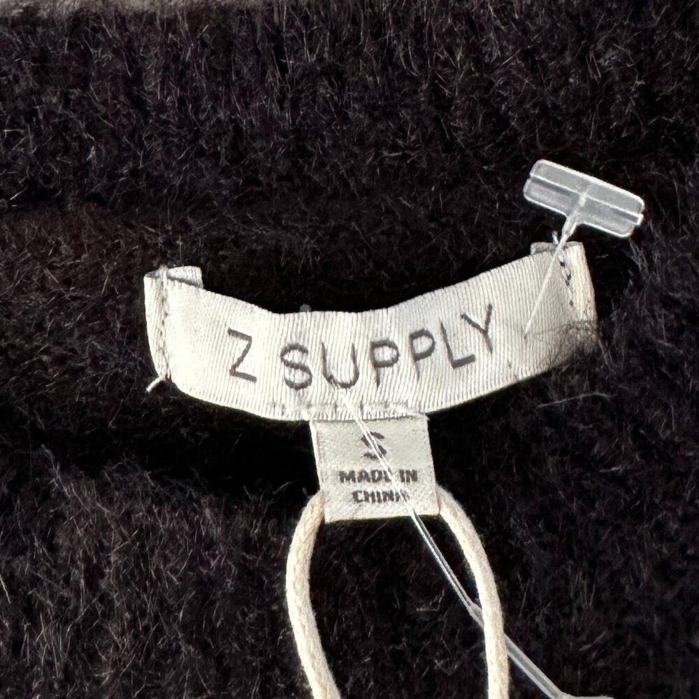NWT Z Supply Cheers Black Lizzy Sweater Women's size SMALL - Picture 3 of 6